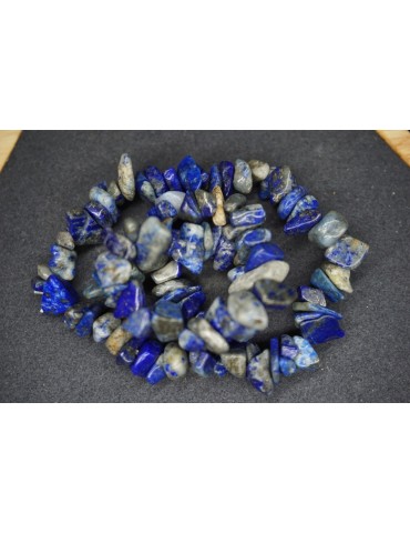Bracelet Chips Lapis Lazuli B Lot de 10