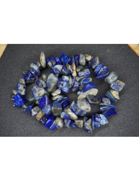 Lapis Lazuli Chip Bracelets B Set of 10