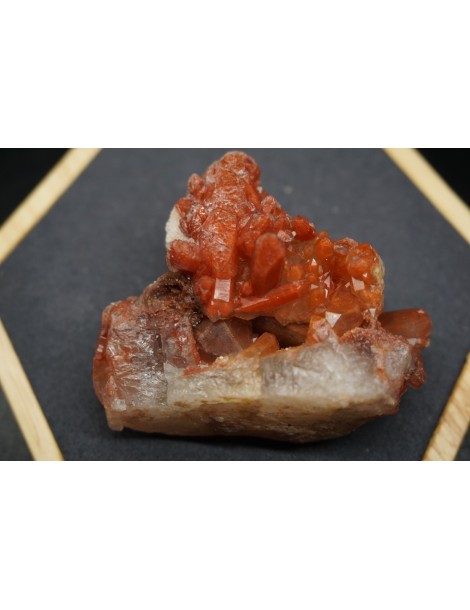 Red Quartz Crystals