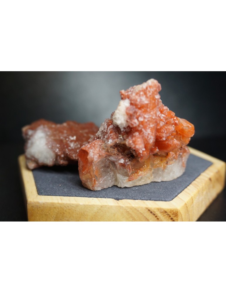Red Quartz Crystals