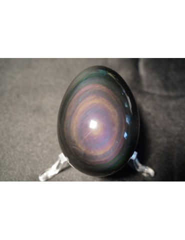Oeuf en obsidienne oeil céleste AA