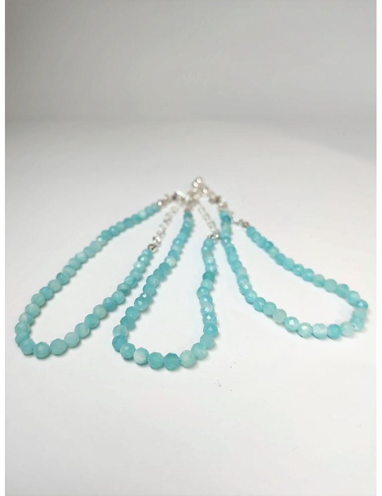 Pulseira Facetas Amazonita