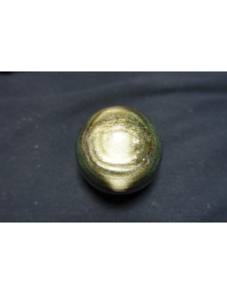 AA Golden Obsidian Sphere