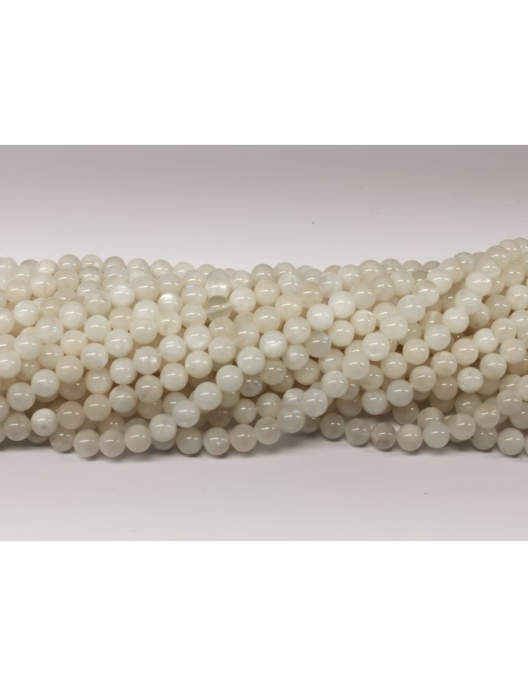 White Labradorite Bead Wire A
