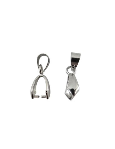 Lot 10 x Bélière en argent 925 - Taille M