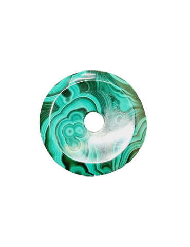 Pendentif Donut Malachite