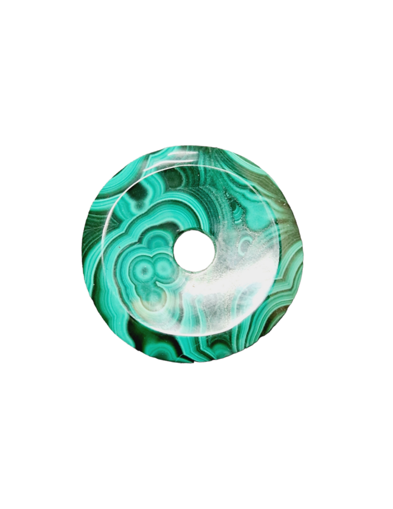 Pendentif Donut Malachite