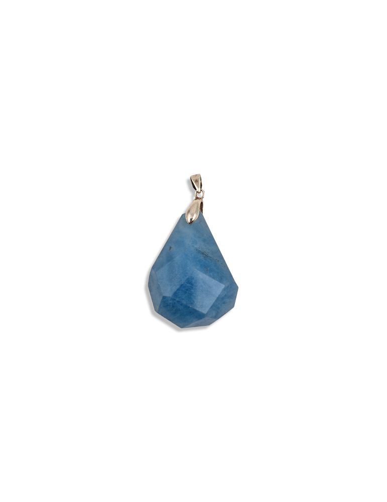 Faceted Aquamarine Pendant