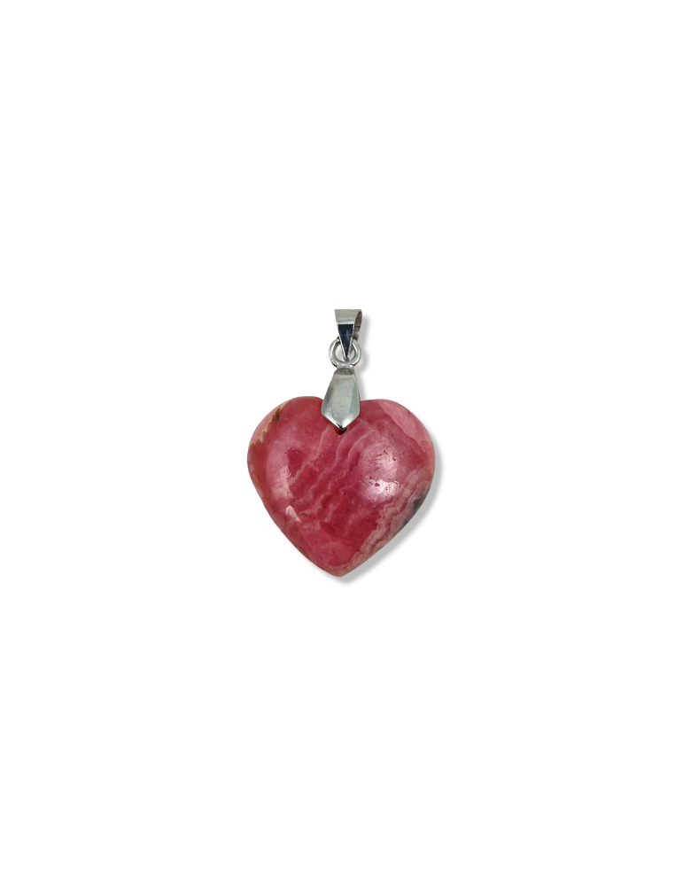 Pendentif Rhodochrosite coeur