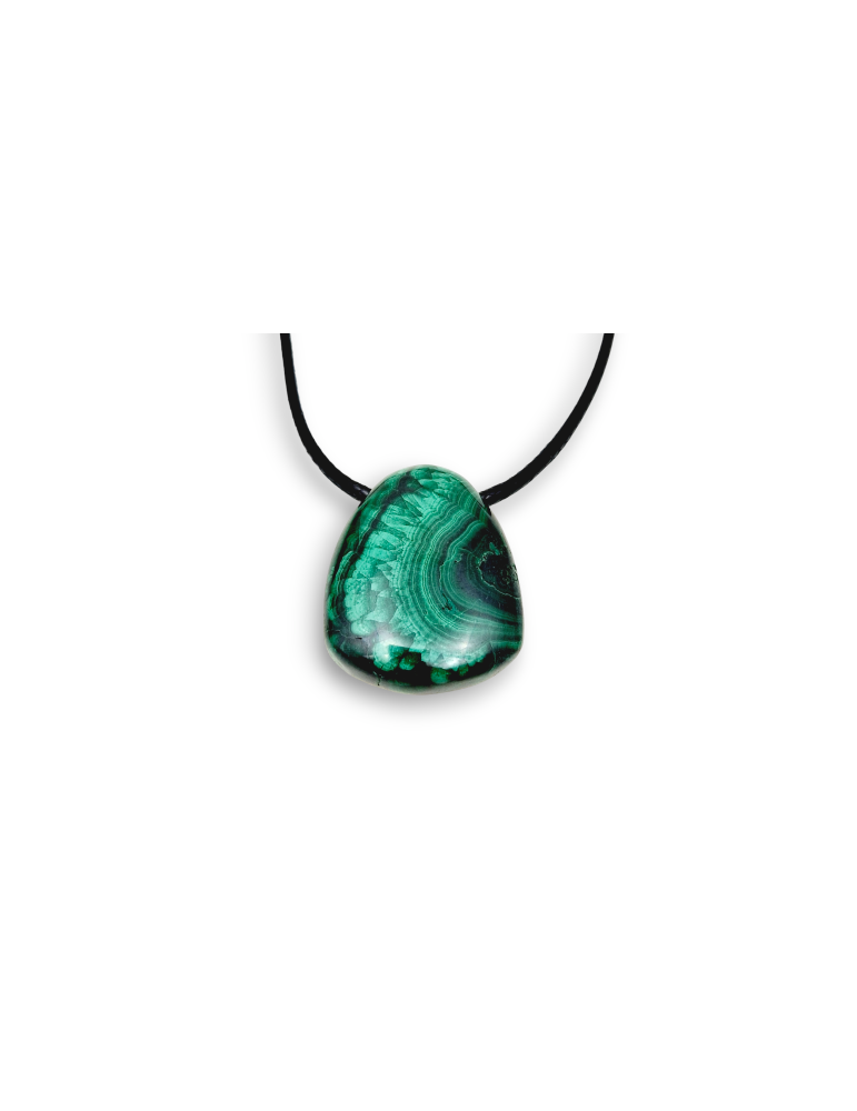 Pendentif Malachite percé