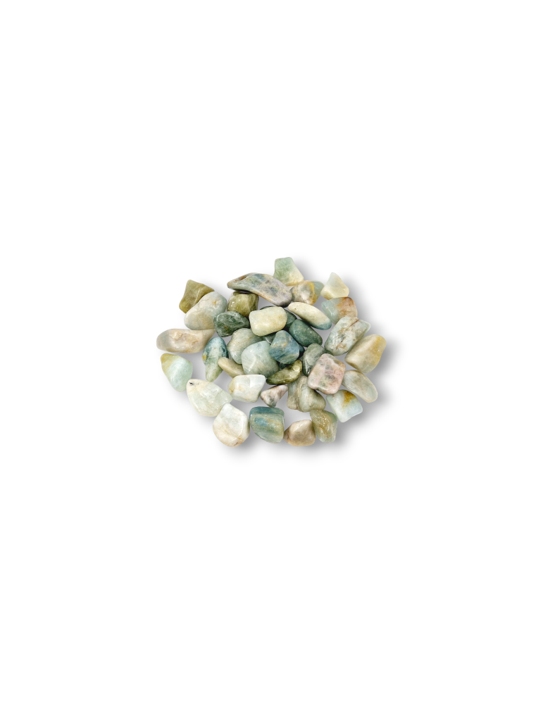Rolled Aquamarine stones A