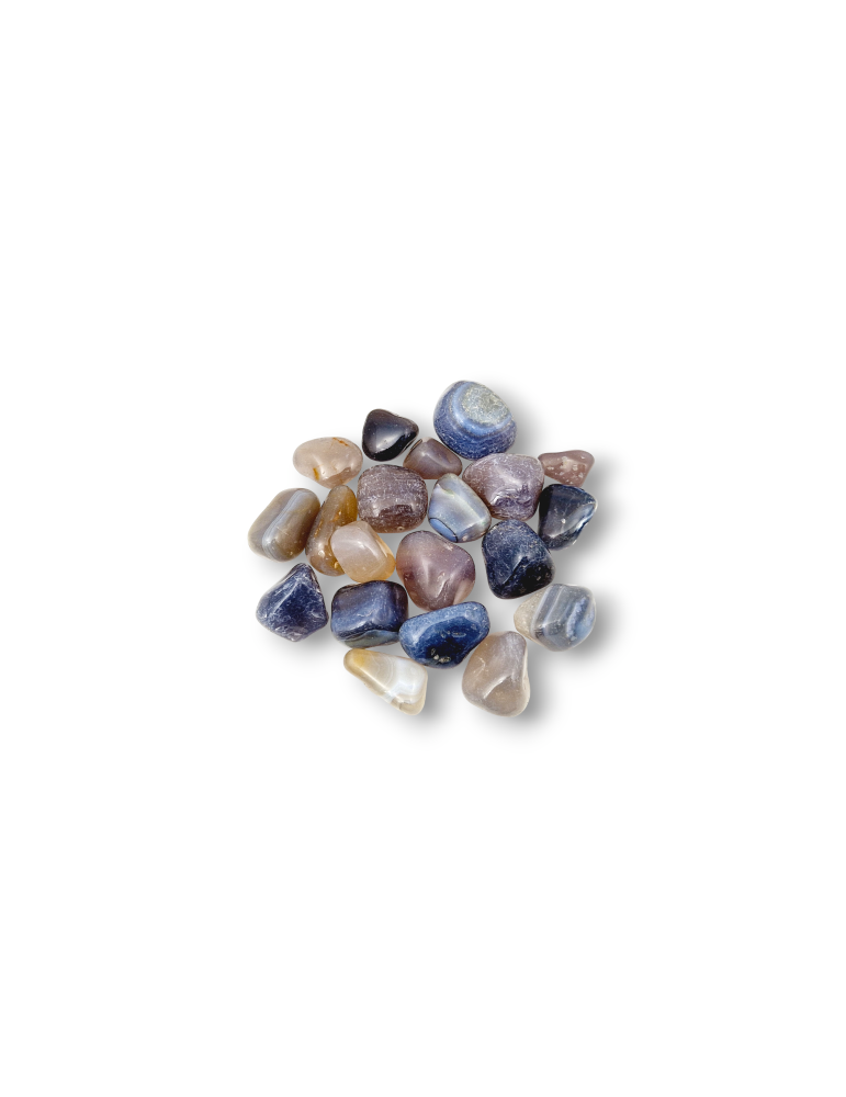 natural agate tumbled stones AB