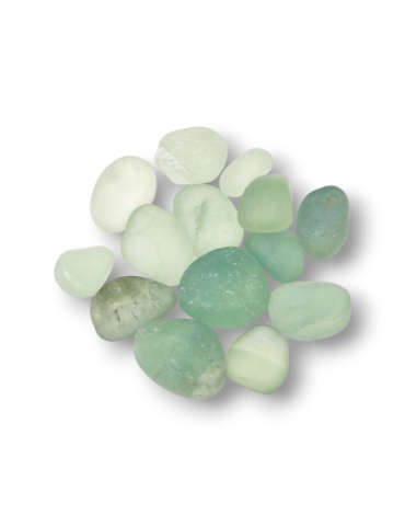 fluorite polie mate pierres roulées B