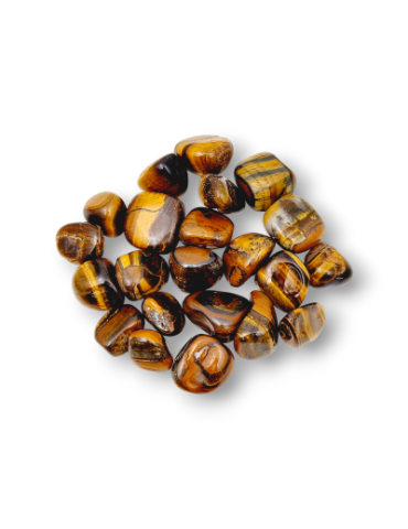 Tiger's eye tumbled stones A