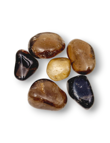 quartz fumé pierres roulées AB