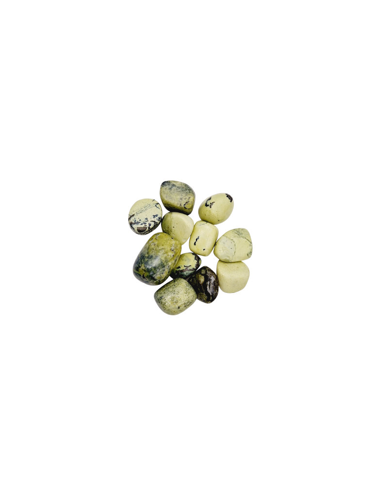 Serpentine Peru tumbled stones AA