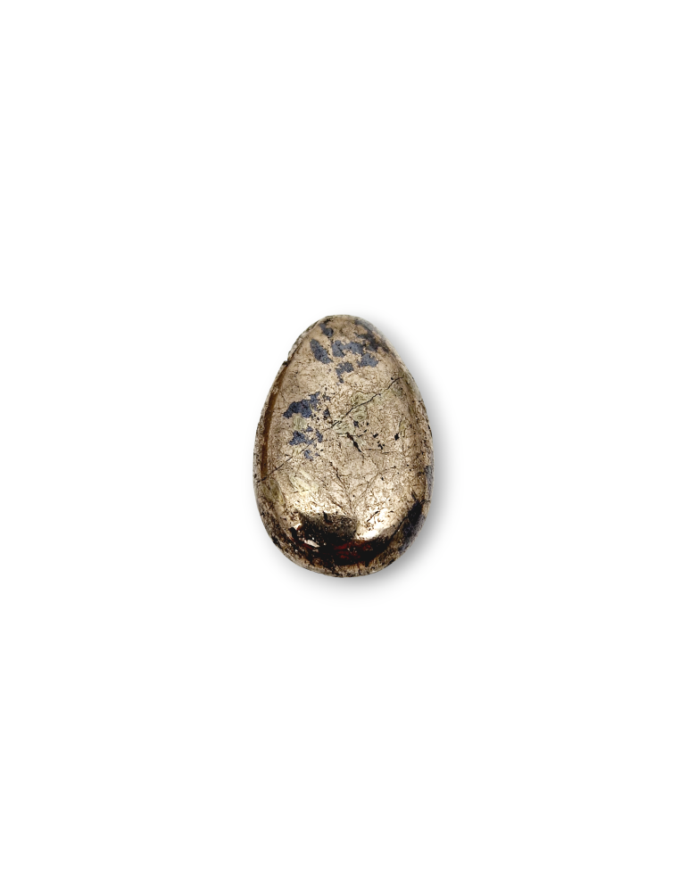 Pendentifs percés travers Pyrite lot x5