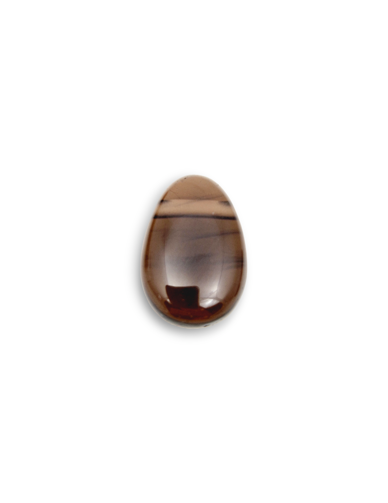Pendentifs percés travers Obsidienne larme d'apache x5