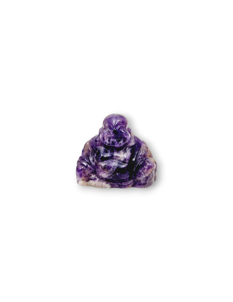 Buddha carved in Amethyst