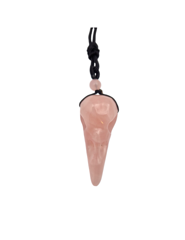 Pendentif crâne corbeau