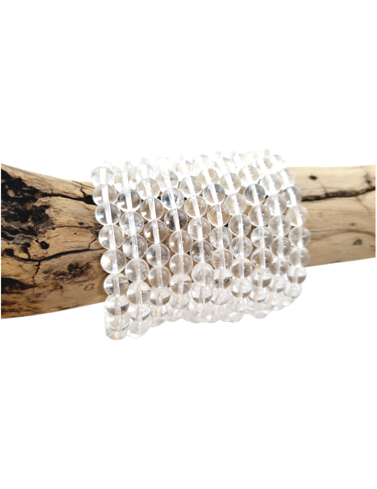 Bracelet cristal de quartz AA
