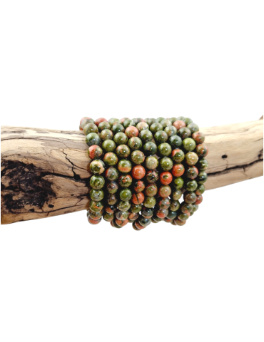 Bracelet unakite perles A